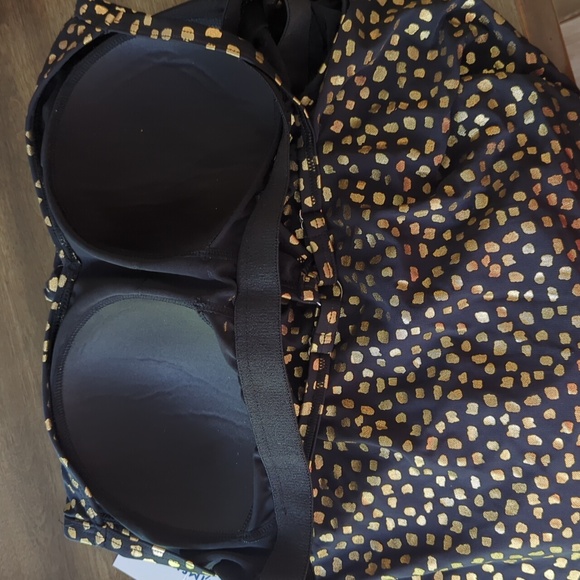Swimsuits for all black and gold tankini top size 18 - Picture 9 of 9